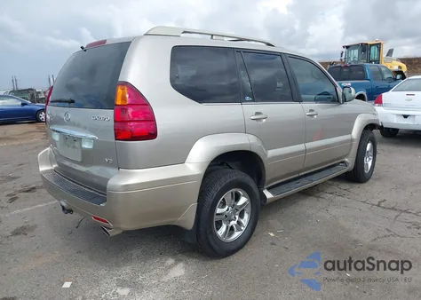 2004 Lexus Gx 470 z USA, uszkodzony, nr VIN JTJBT20X840047045